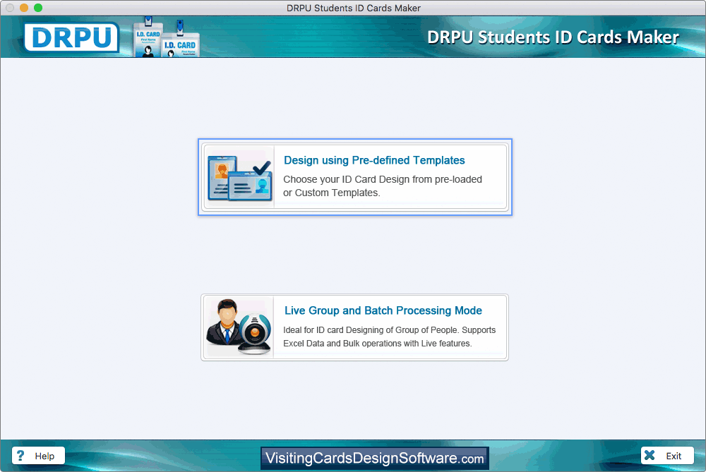 Design using Pre-defined Templates